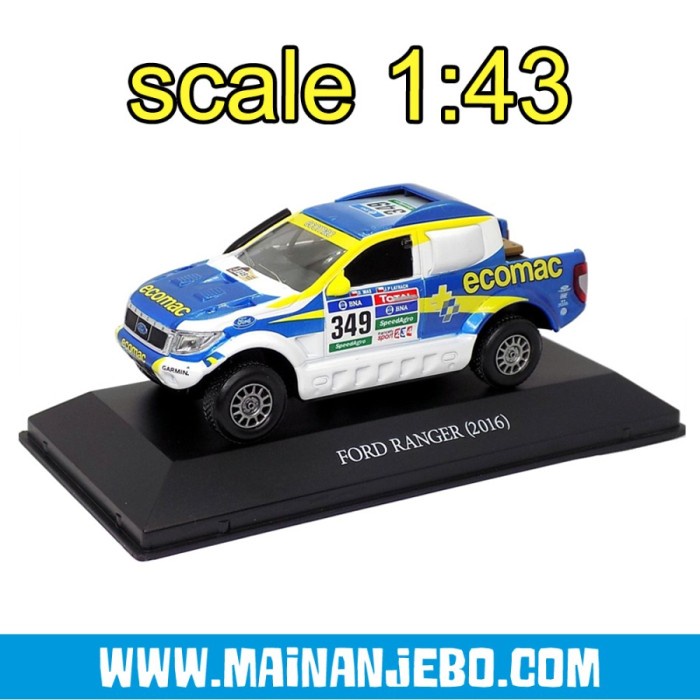 Diecast Collectibles 1/43 - Ford Ranger #349, Rally Dakar 2016