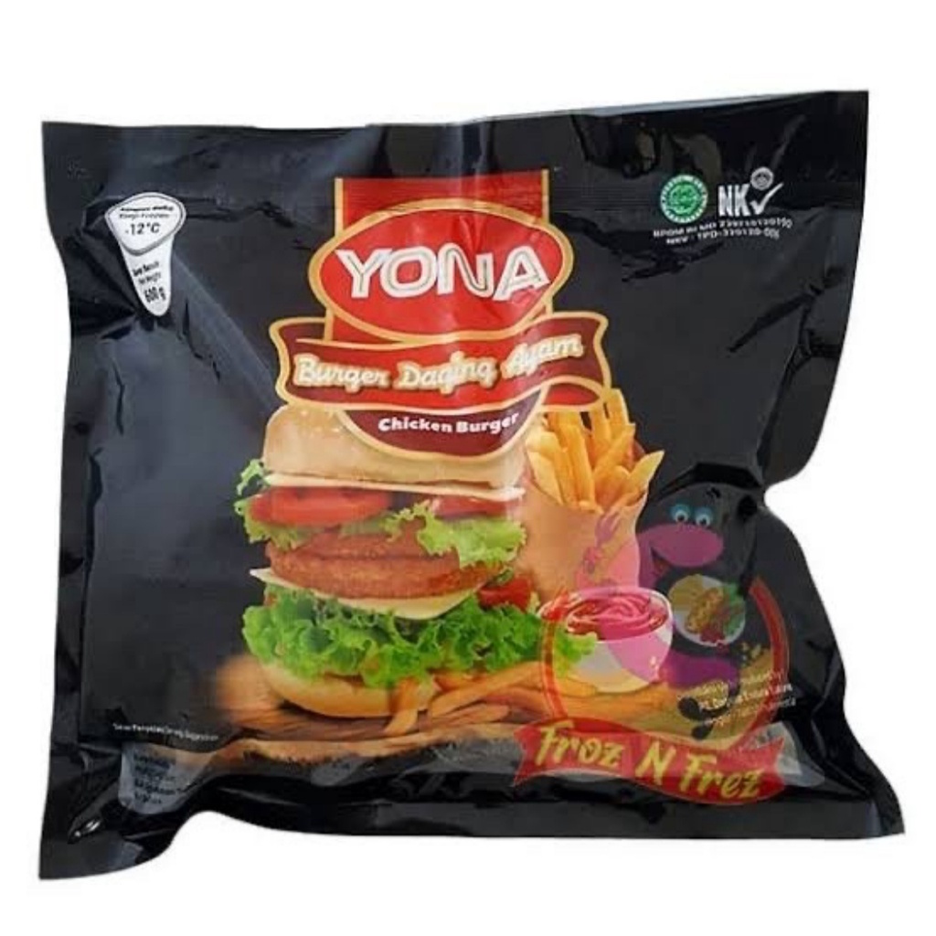 

Yona Chicken Burger 600gr