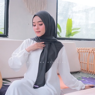Jilbab Segi Empat Instan Jersey / Kerudung Melayu Instant Jersey  Premium