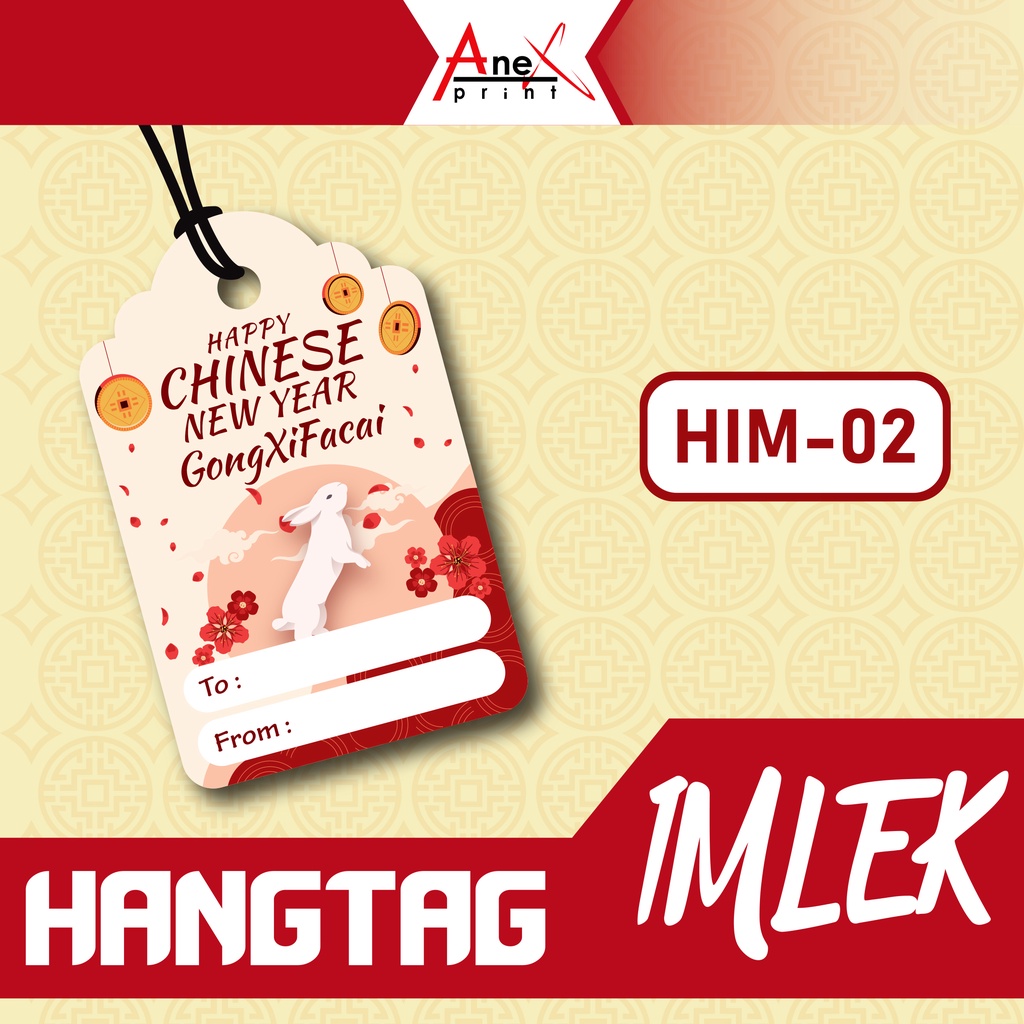 Image of HANGTAG | HANGTAG MURAH | HANGTAG IMLEK CHINESE NEW YEAR | HANGTAG CHINESE NEW YEAR | GIFT TAG IMLEK #2