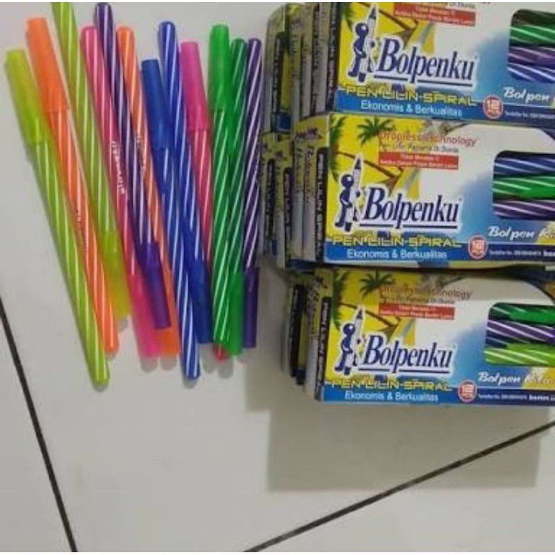 

Pulpen lilin bolpoinku grosir 1 gross/12kotak/144 pcs