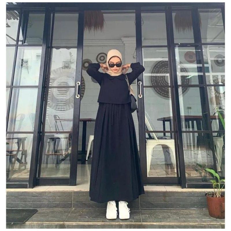 ZAFINA DRESS CRINGKLE GAMIS CRINGKEL WANITA