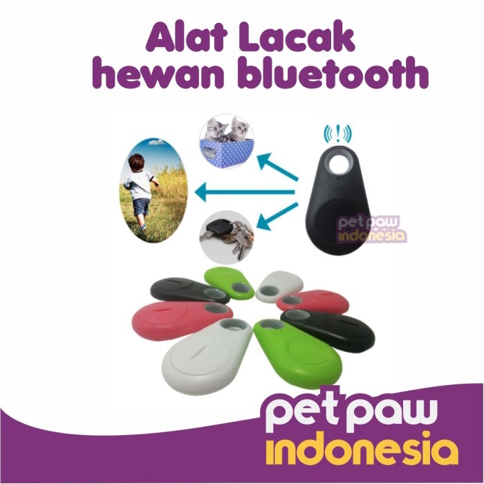 Pet Smart Mini Gps Tracker Bluetooth Hewan Anjing Kucing