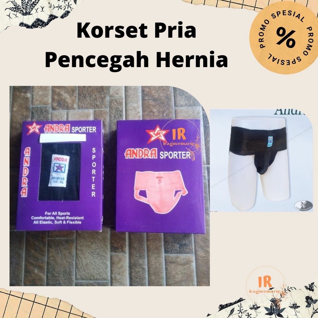 ✅Celana sport ANDRA|Celana Dalam Hernia|CD Pria ANDRA Suporter CD Olahraga