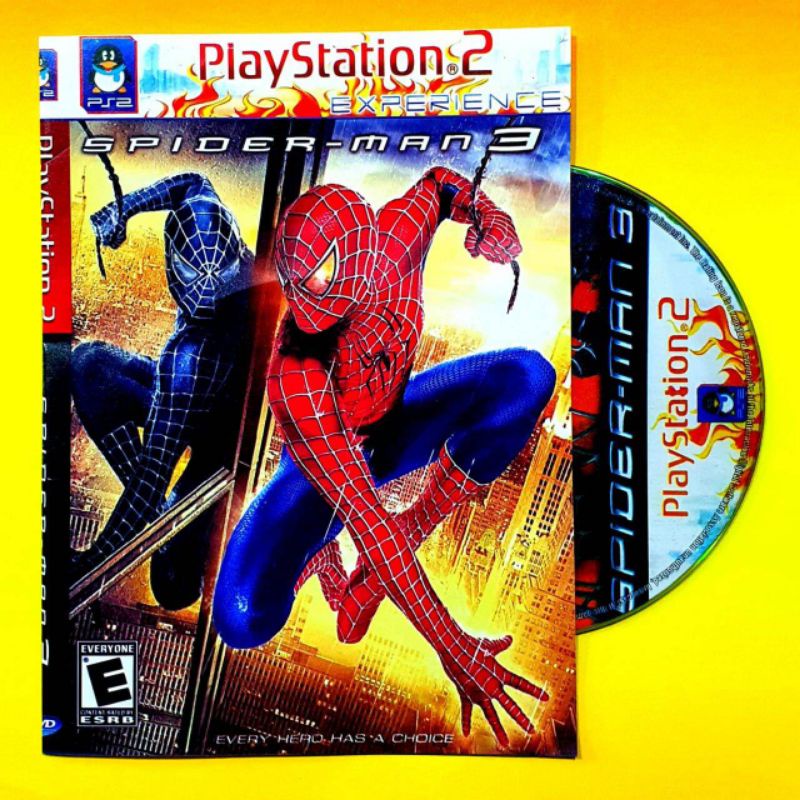 KASET VIDEO GAME PLAYSTATION 2 SPIDERMAN - KASET PS2 GAME PETUALANGAN-VIDEO GAME PLAYSTATION PS 2 TE