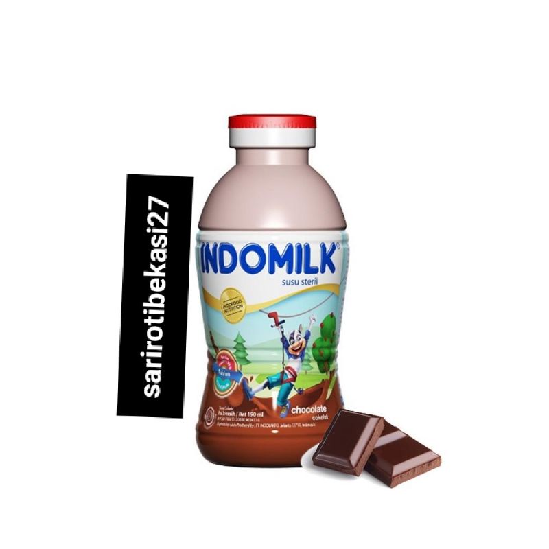 

susu uht indomilk cokelat strawberry 190 ml 1 dus isi 24