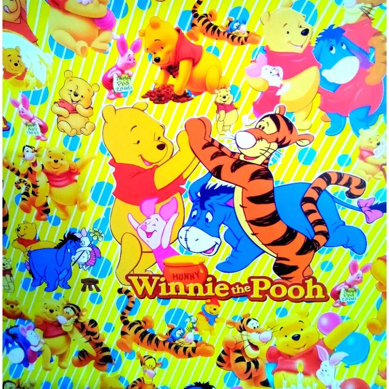 

Kertas Kado Winnie the Pooh Tebal Glossy Kertas Kado Karakter kertas Kado Anak Bayi