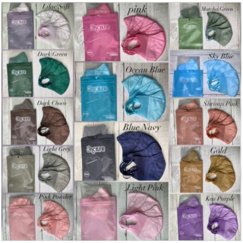 Masker Duckbill Oncare Warna isi 10 Pcs