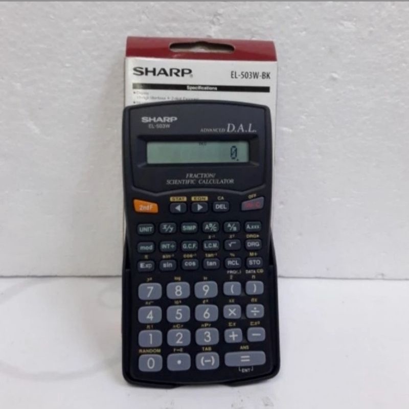 

SHARP KALKULATOR SCIENTIFIC EL 503 W BK