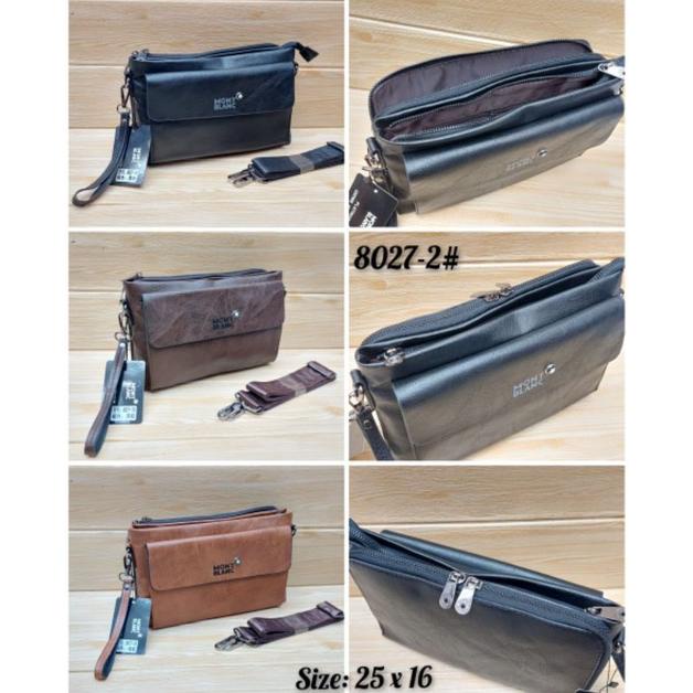 Tas Pria / Sling Bag / Handbag / Clutch / Tas Selempang Kulit Pria MB Kode 8027-2