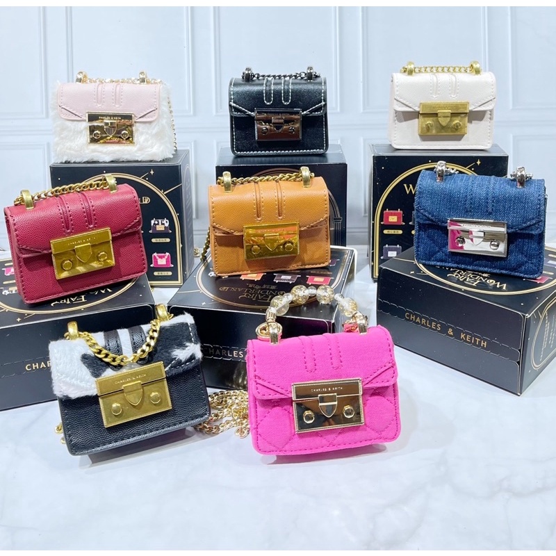 SALE - Tas Wanita CK Micro Mini Wonderland Bag &amp; Lipstic Case - 516#