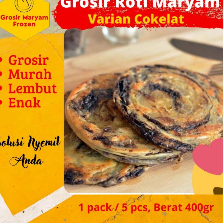 

SUPER LARIS ROTI MARYAM / COKELAT / ROTI CANAI / CANE / FROZEN FOOD / GROSIR / MAKANAN BEKU / CAMILAN SNACK / 1 PACK 5 PCS / MURAH ♖ 876