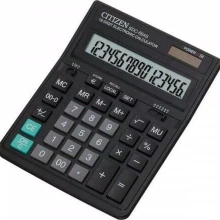 

KALKULATOR MEJA CITIZEN SDC-664 S ORIGINAL - DESKTOP CALCULATOR