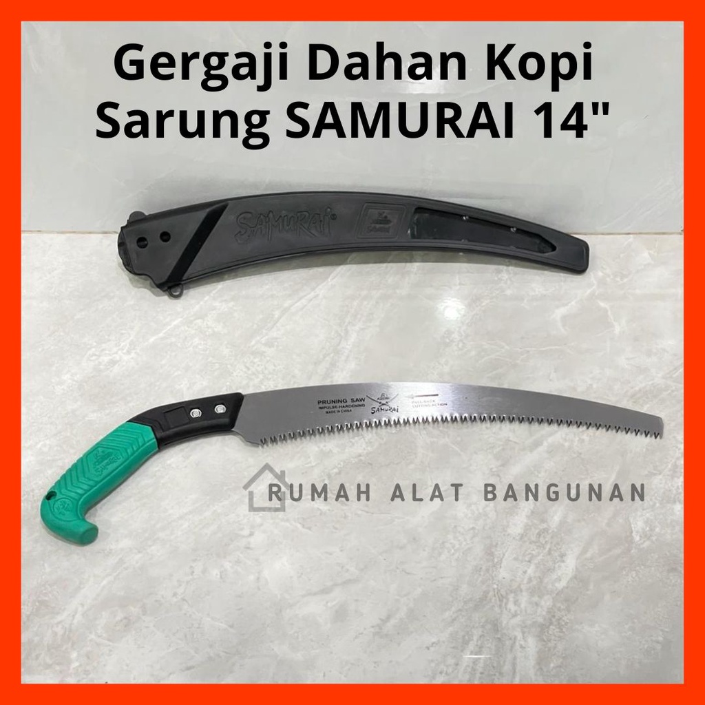 Gergaji Dahan Kopi Samurai 14" Sarung Gergaji Dahan Ranting