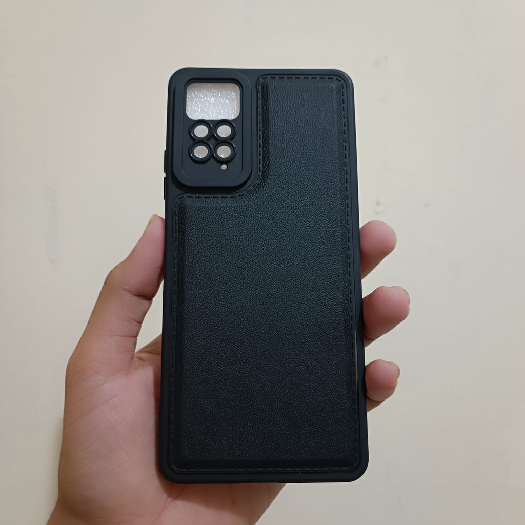 Promo Case XIAOMI REDMI NOTE 11 PRO / REDMI NOTE 11 PRO 5G Soft Case Leather Pro Casing TPU Lembut Tekstur Kulit Anti Benturan Fids Store