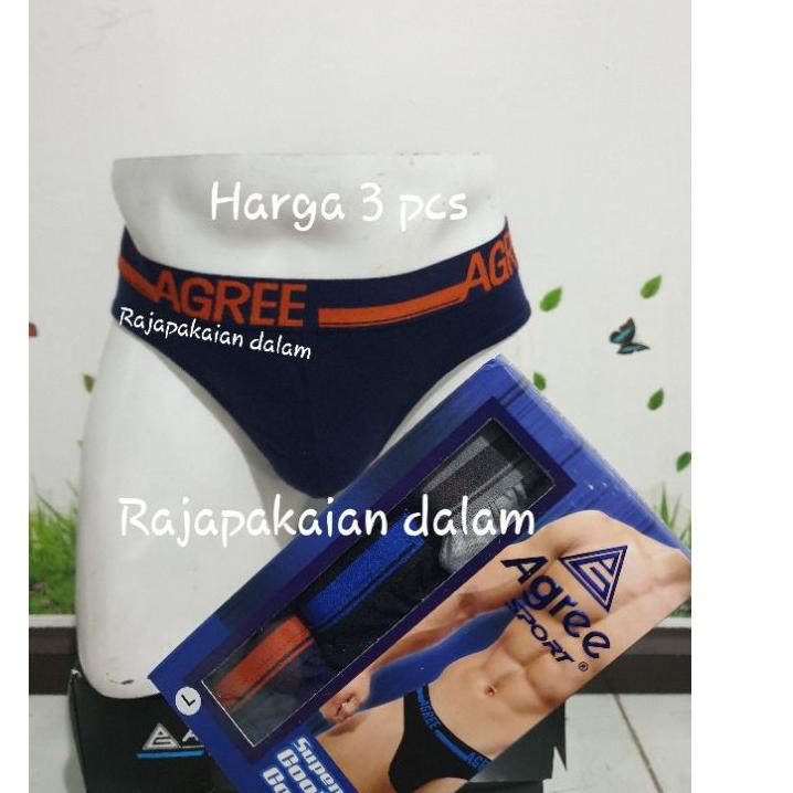 ➙➼✦❃ Celana dalam pria Agree Sport 2325 3 PCS Grosir