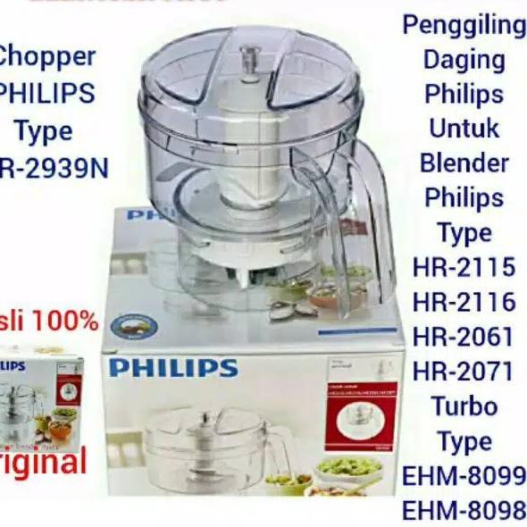 Murah Meriah CHOPPER PHILIPS ORIGINAL / CHOPPER PENGGILING DAGING PHILIPS HR2939 ORIGINAL