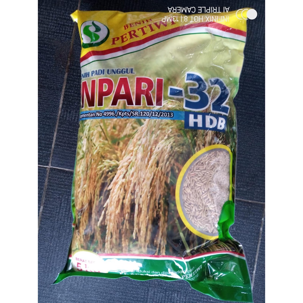 benih padi INPARI 32 HDB kemasan 5kg dari BENIH PERTIWI