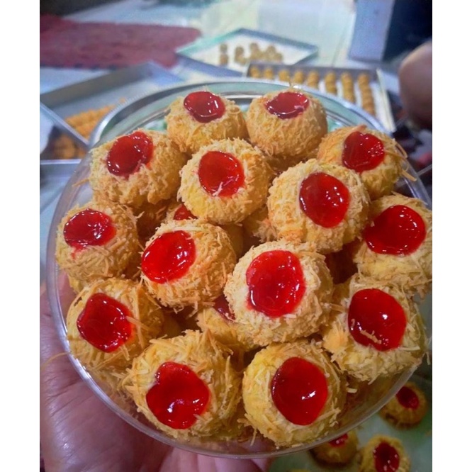 

cokies strawberi keju 500gr