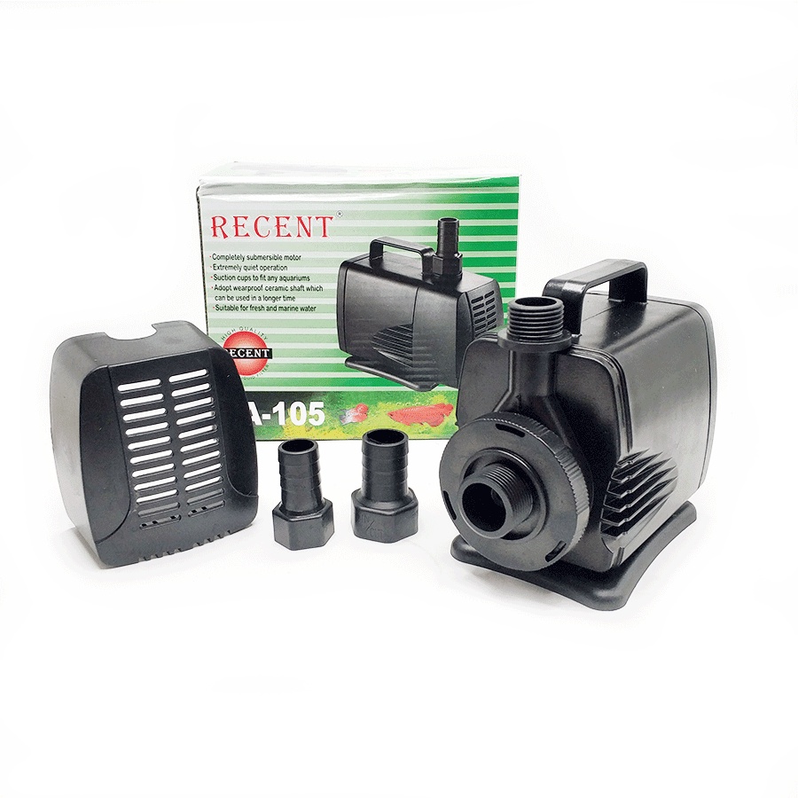 Pompa Air Kolam Aquarium Celup  RECENT AA 105 3000 L/h