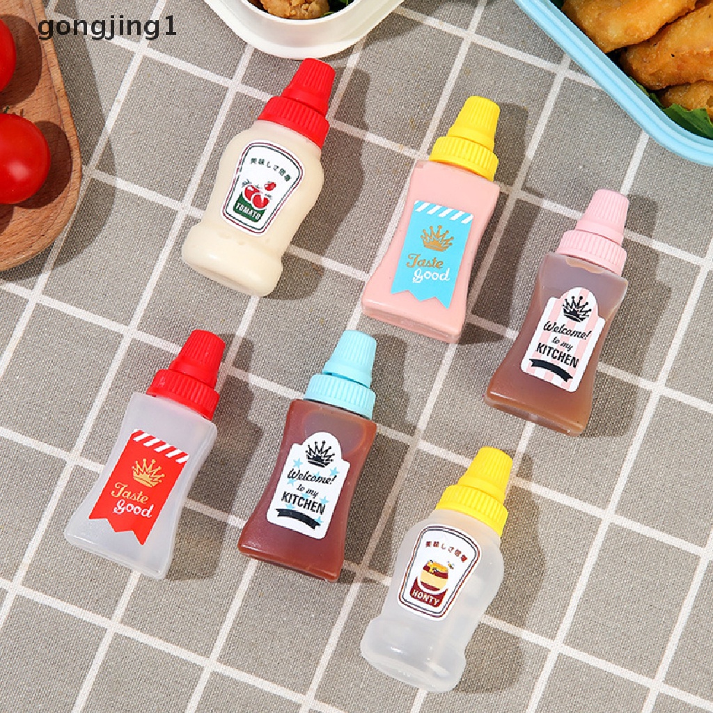 Ggg 2Pcs Botol Saus Bumbu Mini Wadah Saos Kecap Salad Saos Portable ID