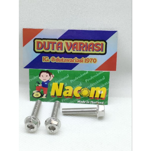 Baut Dua Kunci Drat 10 panjang 3 cm / M6 x 30