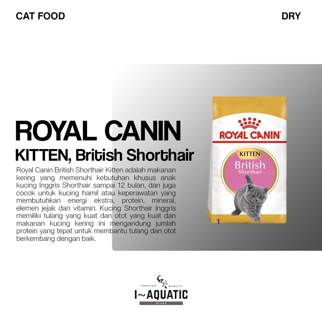 Royal Canin Kitten British Short Hair 400gr