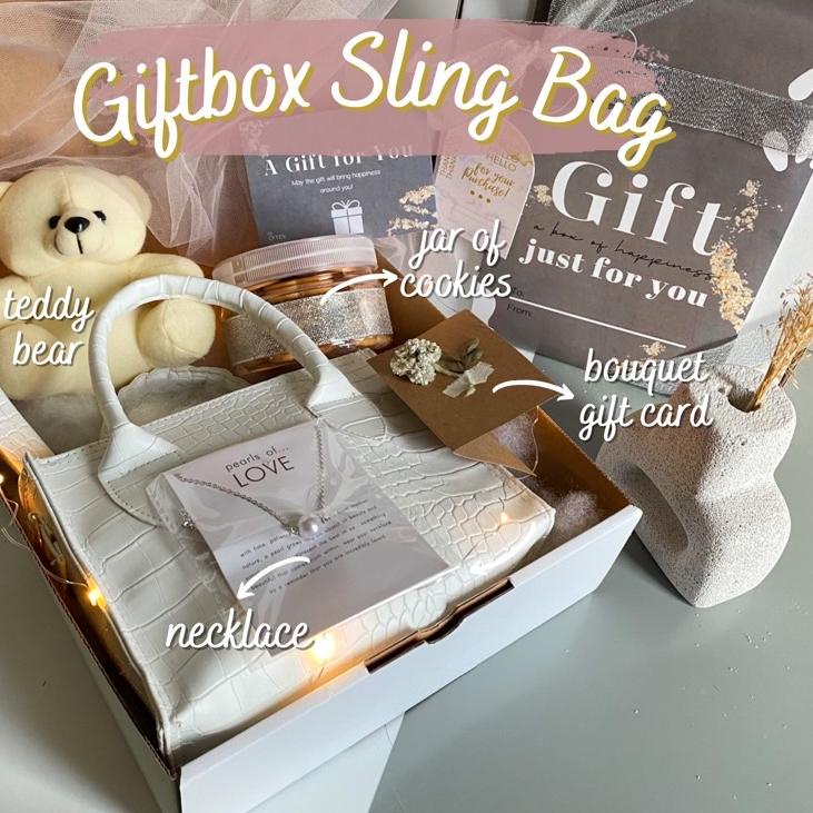 

6.6 Brands Festival Hampers Cewek Tas + Kalung + Kue Cookies Kado Ulang Tahun Hadiah Anniversary Pacar Kado Perempuan Valentine Birthday Gift Teddy Bear Boneka