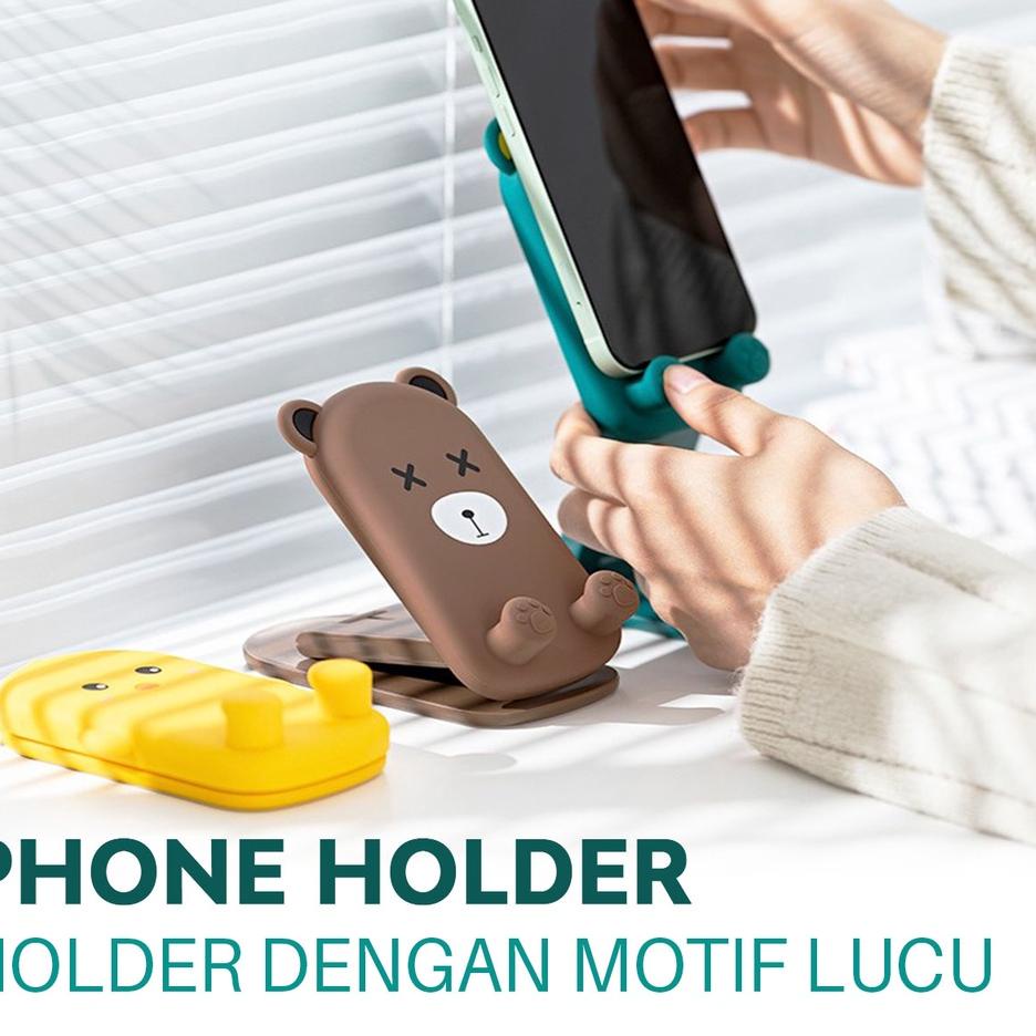 ㄼ STAND HOLDER HANDPHONE HP IPAD TAB 10INCH LIPAT ALUMUNIUM FOLDABLE SAMSUNG TAB UNTUK NONTON ㄴ