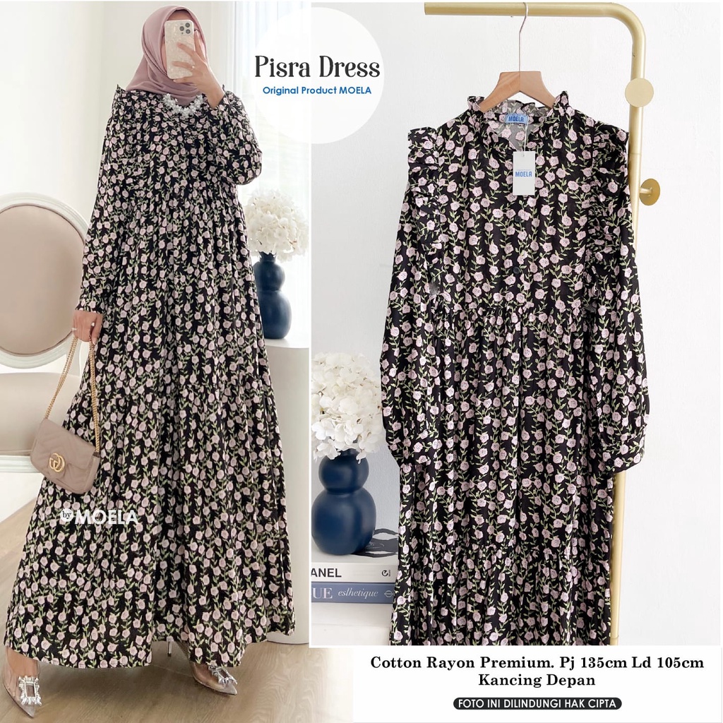 PISRA DRESS / DRESS MAXI PREMIUM KATUN RAYON