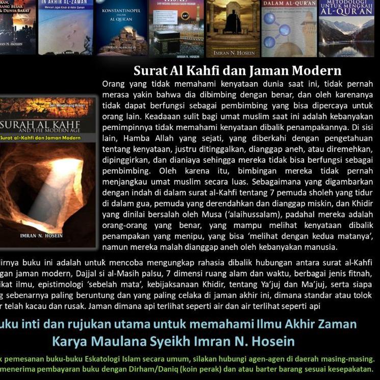 [S-3I ㊛] Seri buku Eskatologi Islam karya Syeikh Imran Hosein-berkualitas