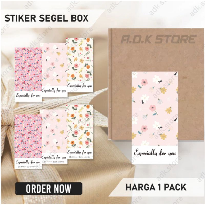 

[1 PACK] part 1 STIKER SEGEL BOX FLOWER | STIKER SEGEL HAMPERS