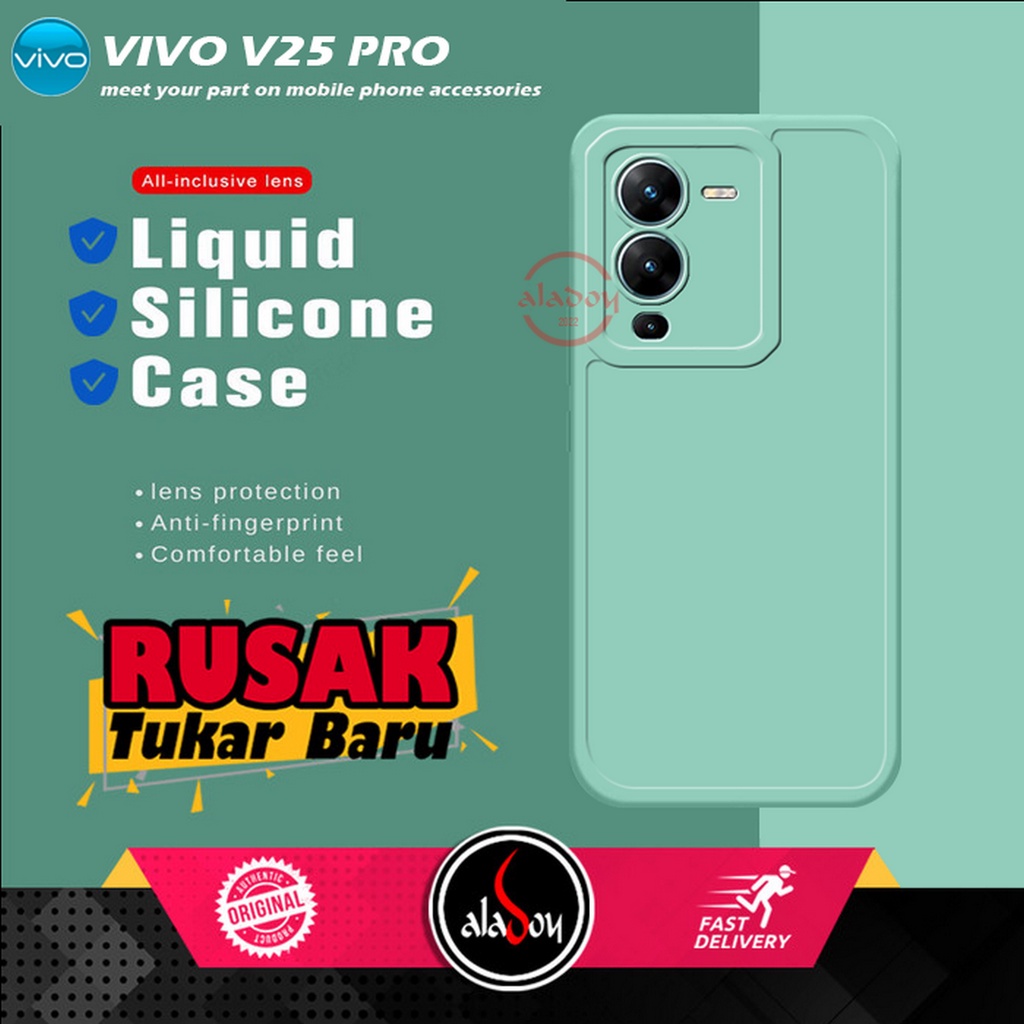 Case Vivo V25 Pro Softcase Liquid Silicone Pro Camera Premium Casing