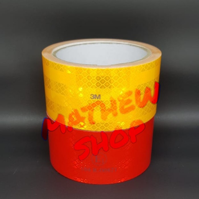 

PAKET STIKER REFLEKTOR KIR TRUK MOBIL BOX 3M 5 METER MERAH KUNING