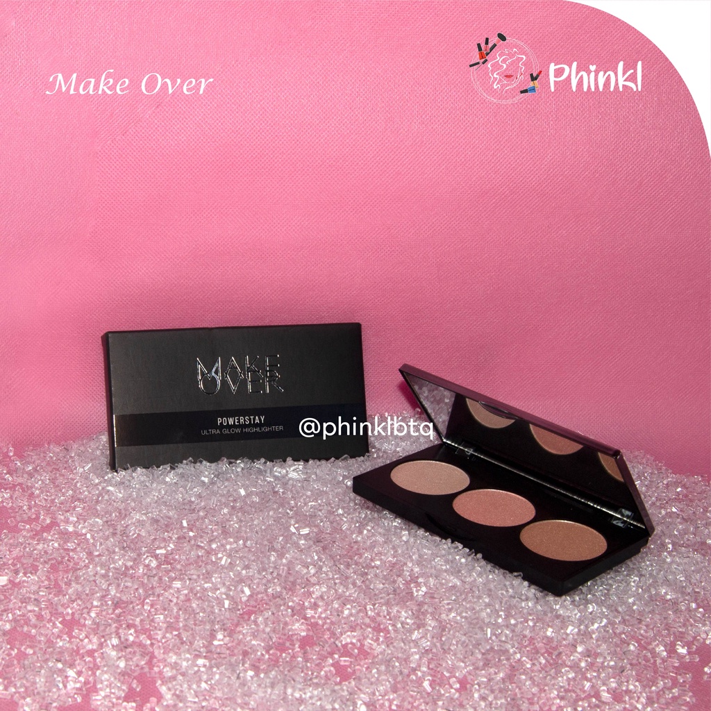 `ღ´ PHINKL `ღ´ 🅼🅰🅺🅴 🅾🆅🅴🆁 Make Over Powerstay Ultra Glow Highlighter glowing natural ala sultan