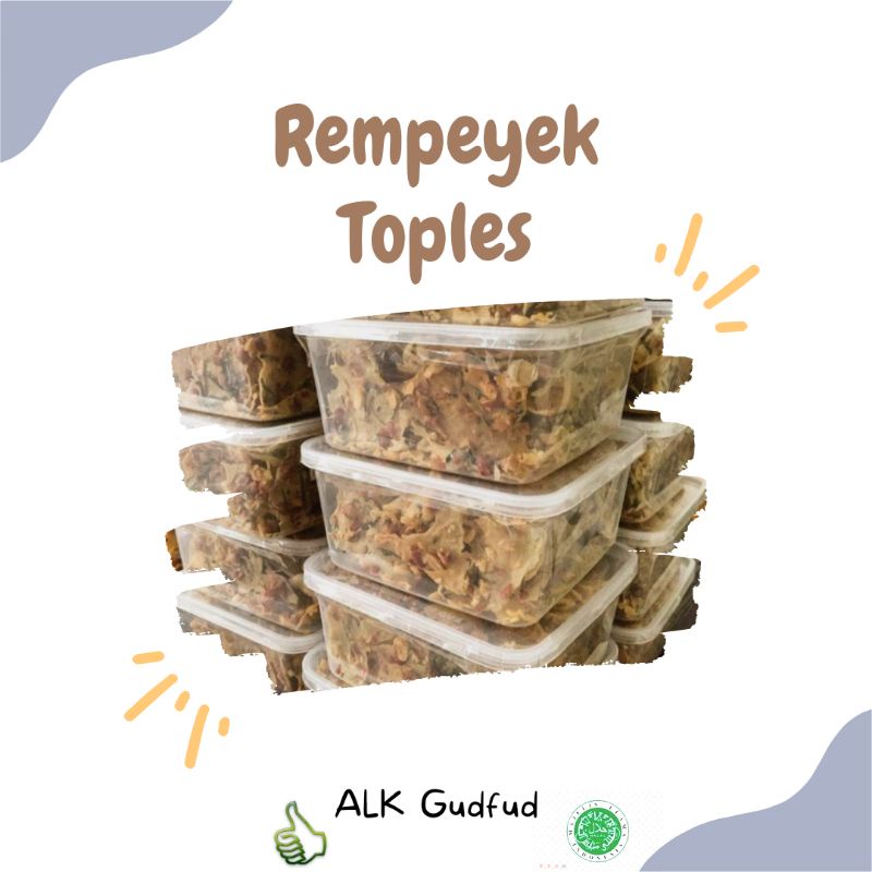 

ALK Gudfud (Rempeyek Toples) Large Renyah Menu Sehat Tanpa MsG