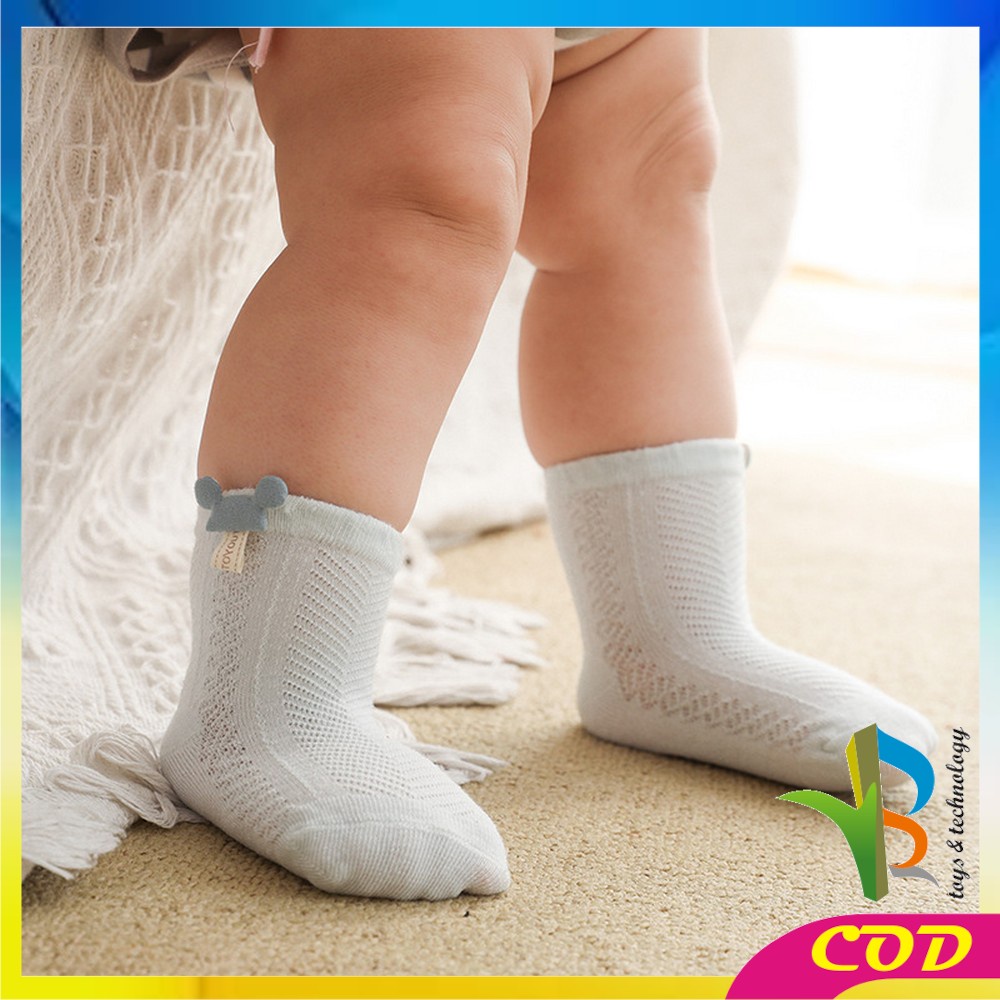 RB-P213 Kaos Kaki Bayi Pendek Motif Miky Lucu Bahan Katun Elastis Kaus Kaki Anak Balita Unisex Anti Slip