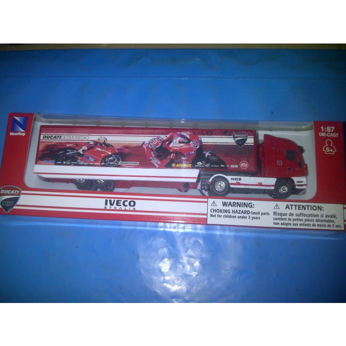 diecast truck kontainer motogp ducati desmonchili