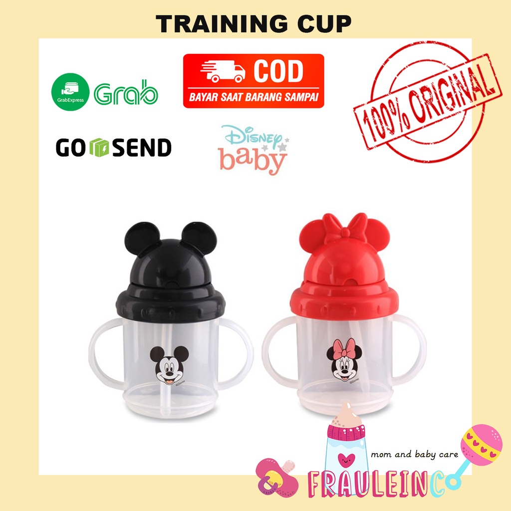 *FRAULEINCO* Lusty Bunny ADG-0005 Training Cup Straw Botol Minum Sedotan 180ml / ADG-0008 BOTOL MICKEY