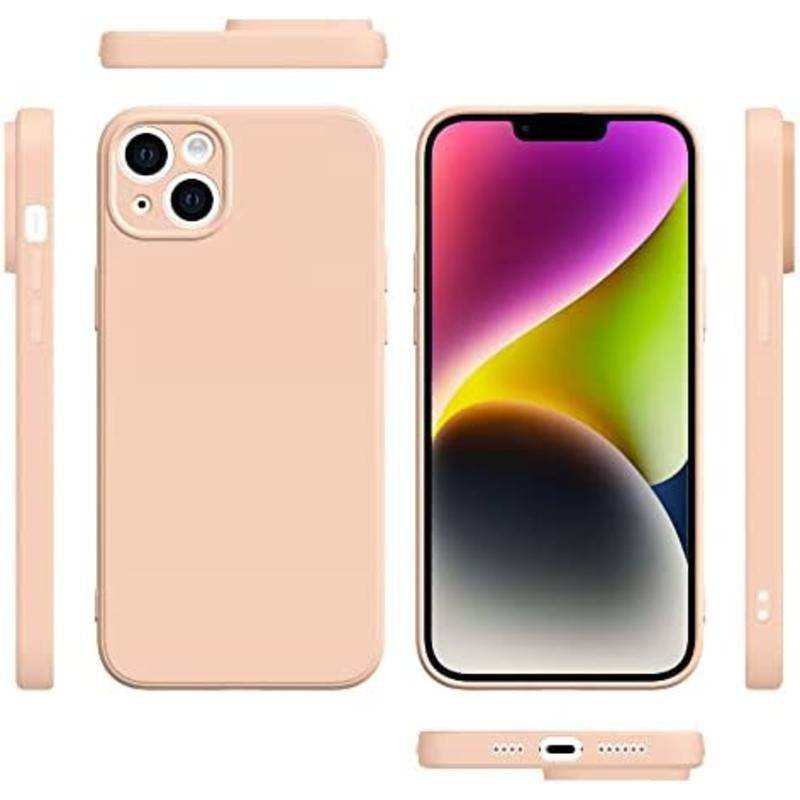 IPHONE Casing Silikon Cair Untuk iPhone14 13 12 11 Pro Max Full Body Pelindung Cover Shockproof Slim Phone Case Anti Gores Lembut Lapisan Microfiber Untuk iPhone14 iPhone13