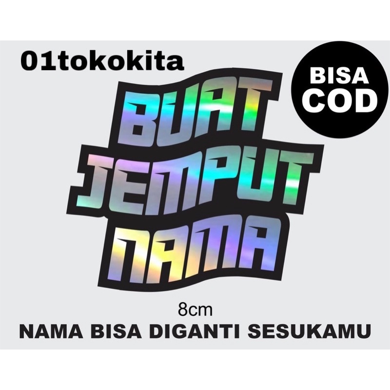 stiker cuting buat jemput nama doi sticker cutting helm motor custom nama kalian murah