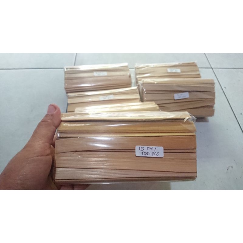 Jual Tusuk Sate Lilit Bambu 15cm 100pcs Halus Rapi Shopee Indonesia