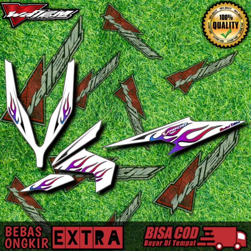 STRIPING TRANSPARAN VARIO TECHNO 110 VARIO CBS 110 CUSTOM API FIRE