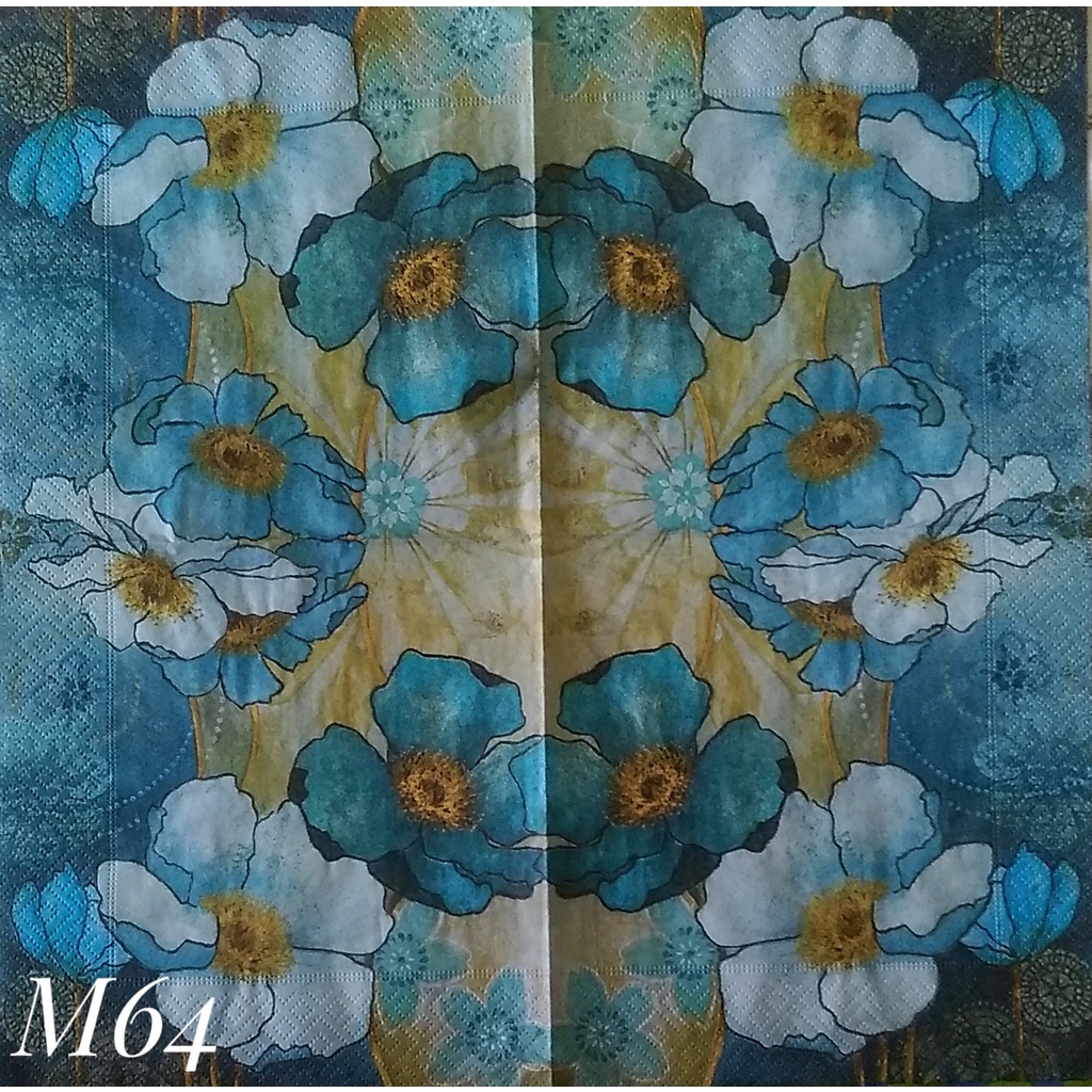 

Napkin Euro Motif M64 / Tissue Decoupage