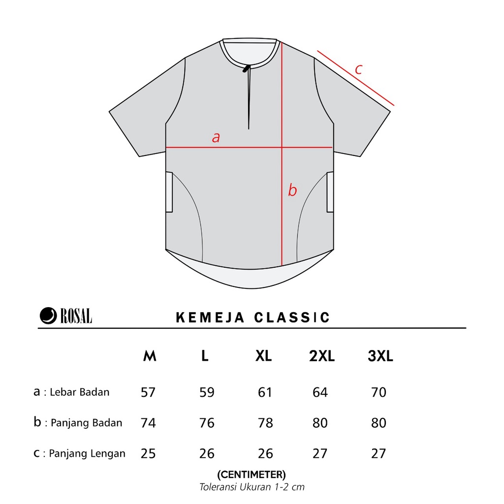 Kemeja Classic ROSAL