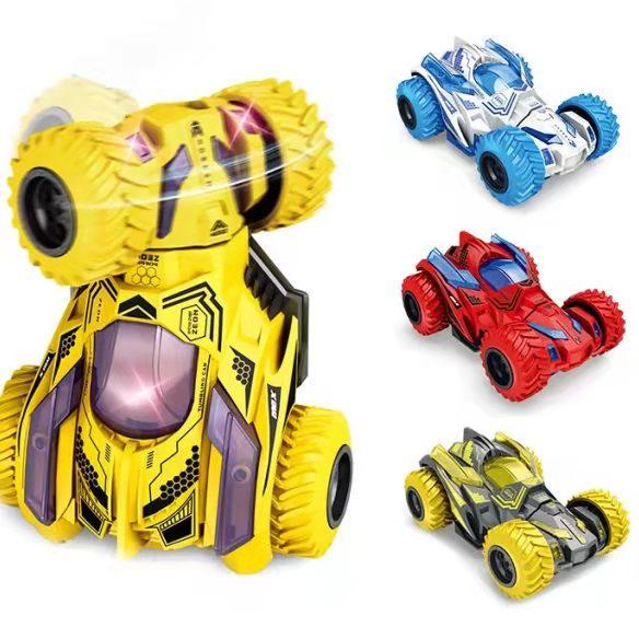 "AMT.11De22ĸ" Mainan Mobil Pull Back Cars Monster Truck Turnable Head Vehicles 360 / RC MOBIL BATMAN