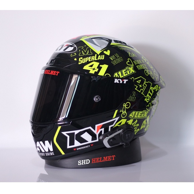 Helm KYT NX Race Paket Ganteng Espargaro 2020 Intercom Ready