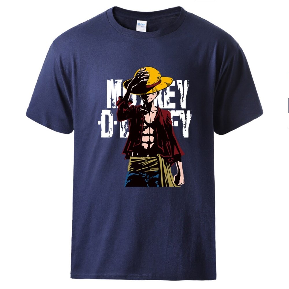 Kaos Lengan Pendek Luffy The Monkey Master ANIME II Kaos Distro II Kaos Katun Combed M-XL ( Pria &amp; Wanita )