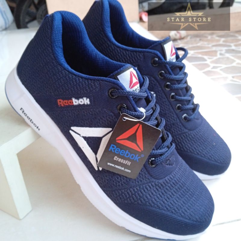 SEPATU REEBOK SPORT 01 NAVY PUTIH SEPATU PRIA/WANITA