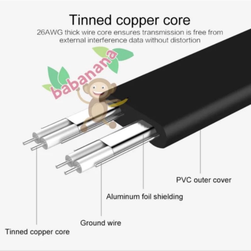 Kabel sata 3 data 6gbps lurus hitam jepit klip besi straight 6 gbps